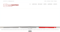 Desktop Screenshot of hotelsantroc.info